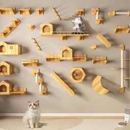 Cat Climbing Furniture Factory - Wall Mounted Condo Scratching Post