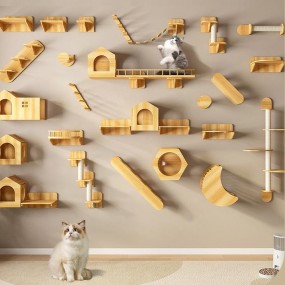 Cat Climbing Furniture Factory - Wall Mounted Condo Scratching Post