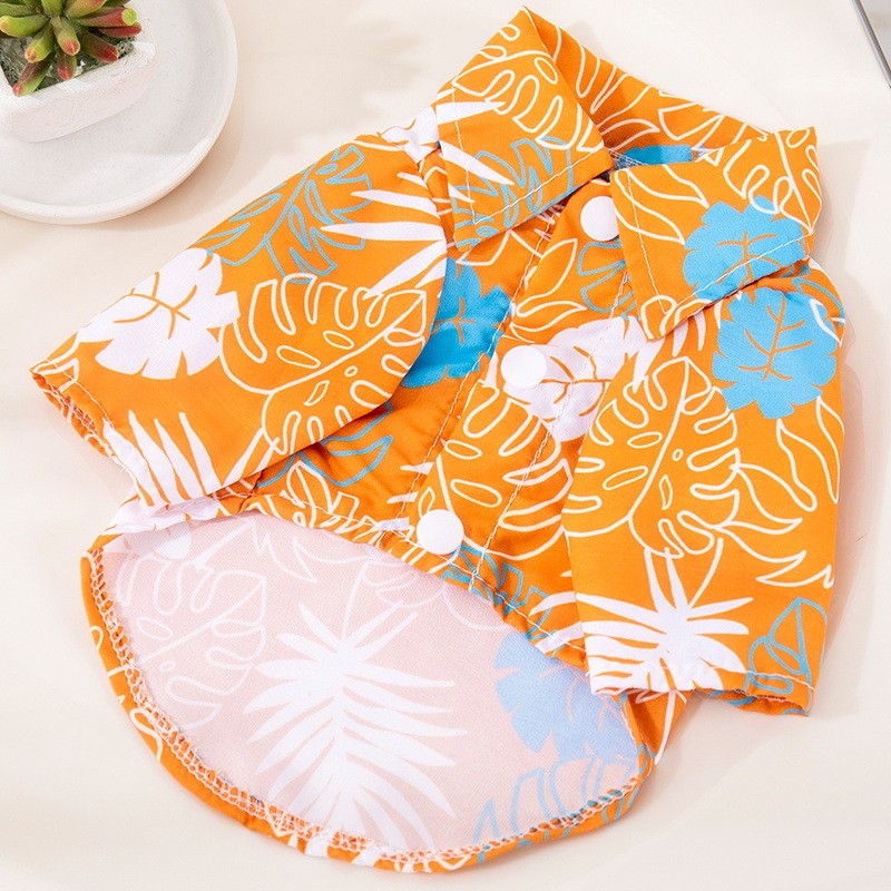 Pet T-Shirt Supplier - Breathable Hawaii Summer Coat