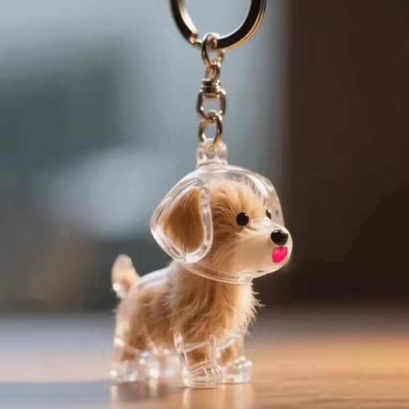 Pet Memory Keychain Factory - Transparent Resin Fur Storage