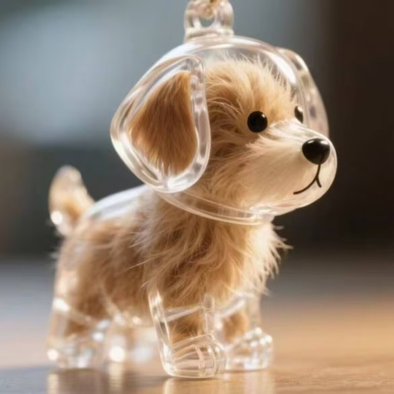 Pet Hair Keychain Factory - Transparent Storage DIY Handmade
