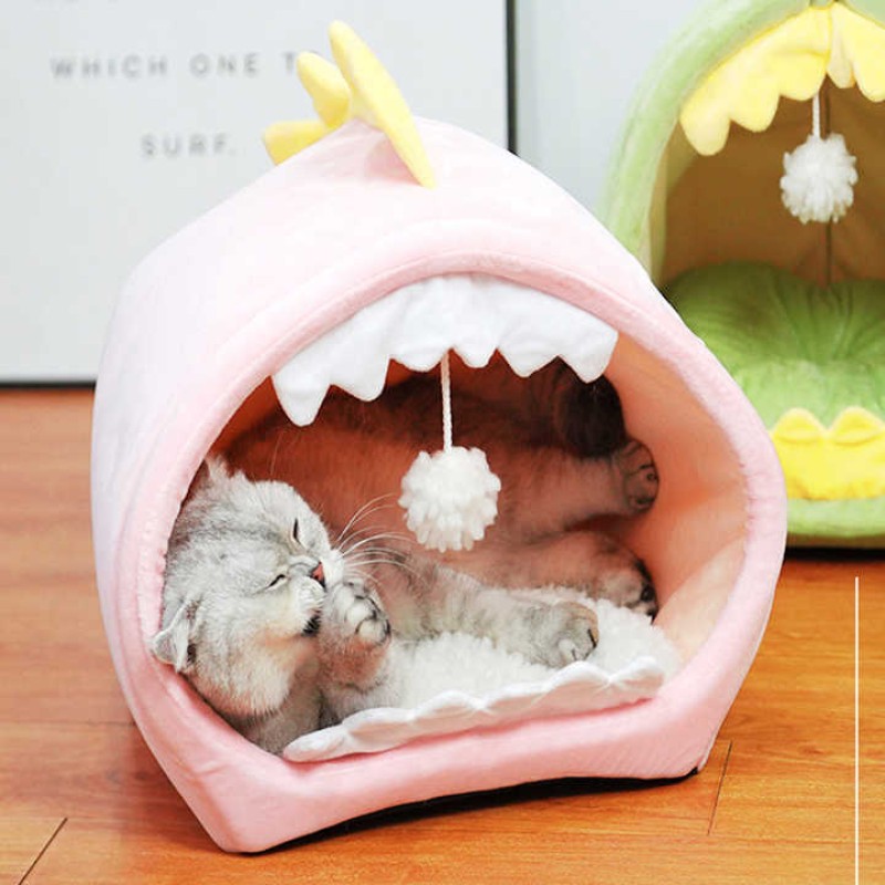 Cat Cave Bed Factory - Cute Dinosaur Design Pet House