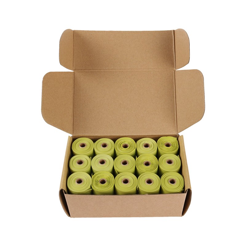 Dog Poop Bag Manufacturer - Corn Starch Rolls Dispenser