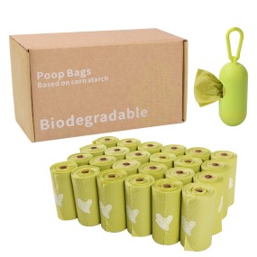 Dog Poop Bag Manufacturer - Corn Starch Rolls Dispenser