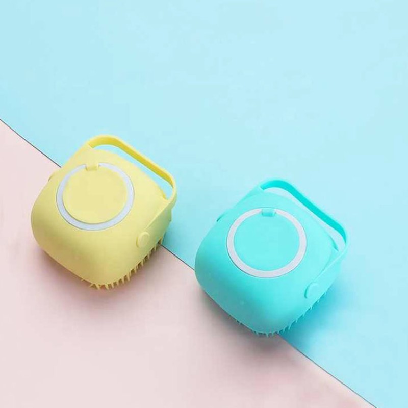 Pet Bath Brush Manufacturer - Silicone with Shampoo Box