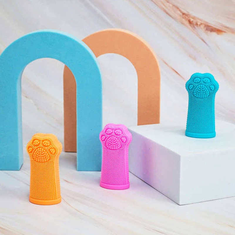 Pet Toothbrush Supplier - Finger Brush Teeth Cleaning