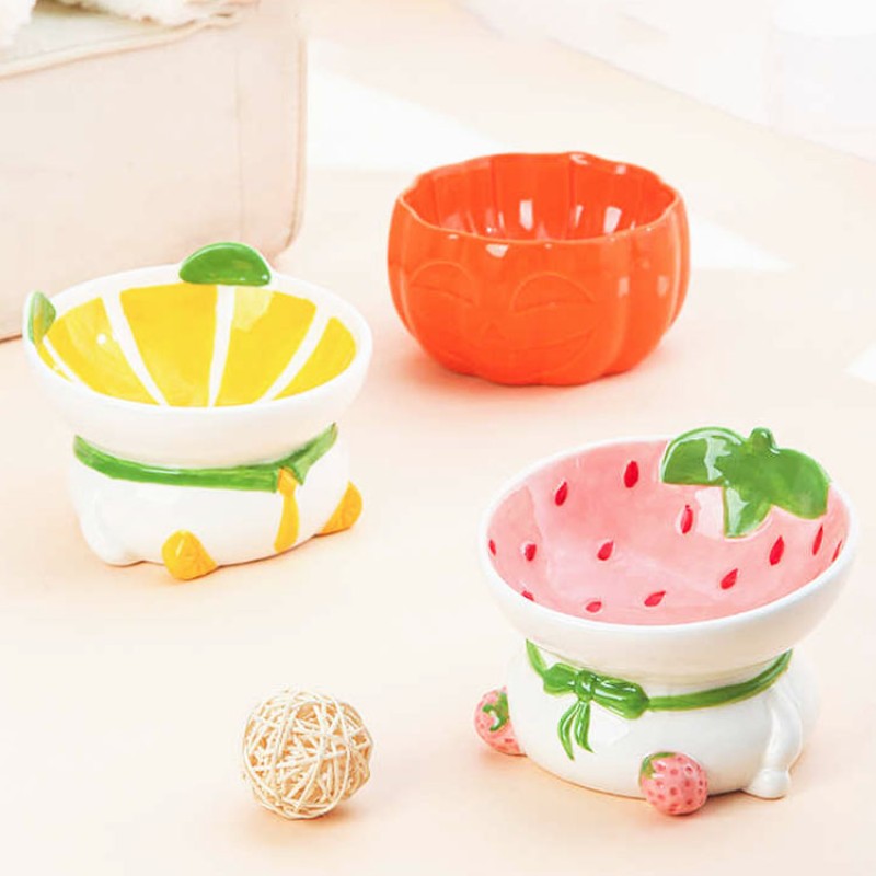 Ceramic Pet Feeder Factory - Diagonal Straddle High Foot