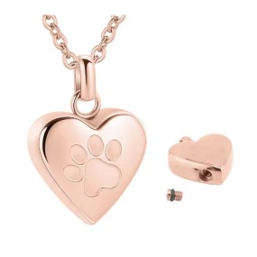 Pet Ashes Necklace Factory - Personalized Paw Print Pendant