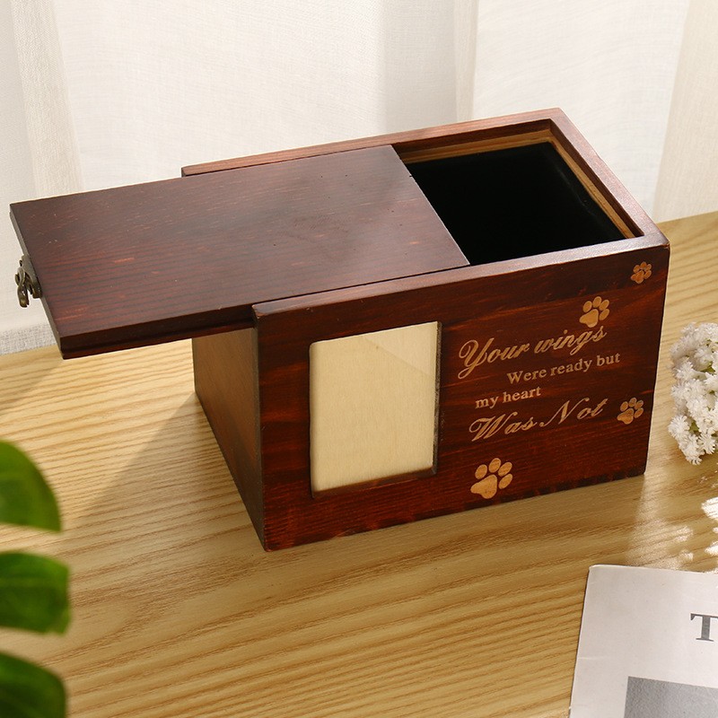 Wood Pet Urn Supplier - Photo Frame Remembrance Gift
