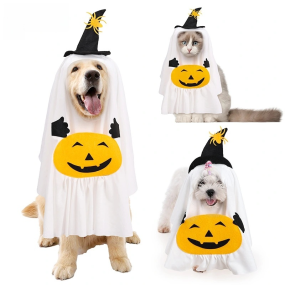 Pet Halloween Costume Manufacturer - Ghost Poncho Cosplay