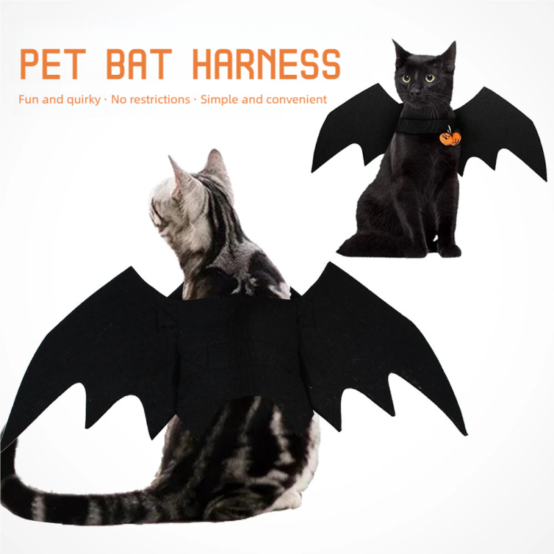 Pet Bat Wing Supplier - Polyester Collar Holiday Decoration