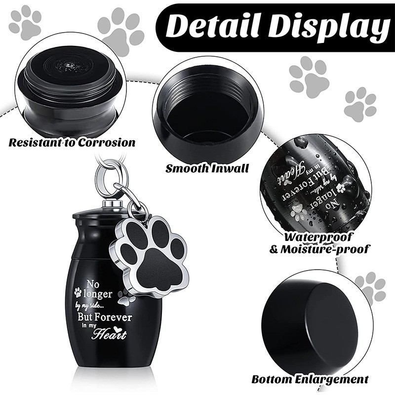 Pet Urn Keychain Factory - Waterproof Paw Pendant OEM