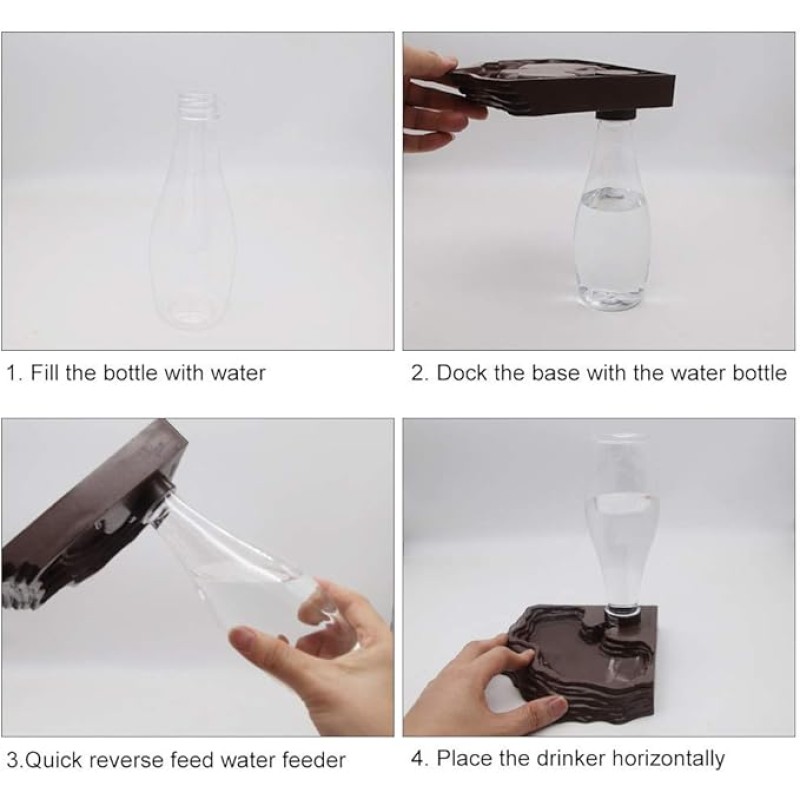 Reptile Water Dispenser Supplier - Automatic Bark Design