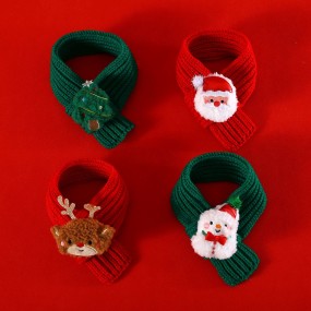 Pet Christmas Costume Factory - Knitted Scarf Hat Set