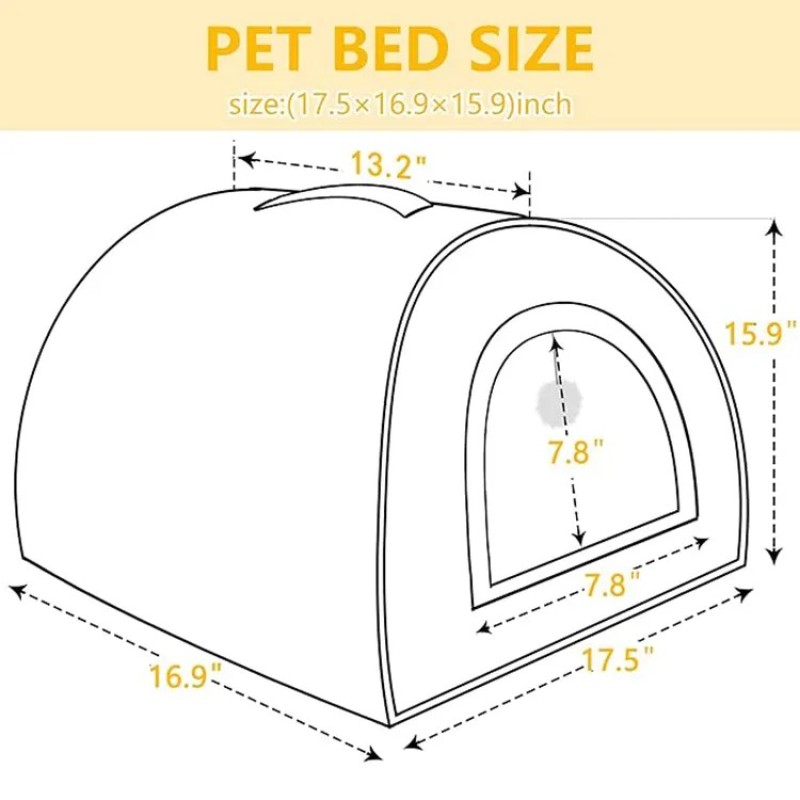 Cat Cave Bed Supplier - Luxury Plush Indoor House