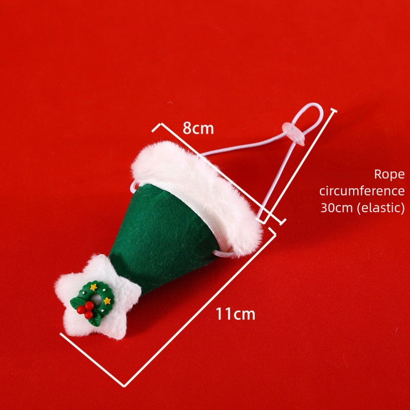 Pet Christmas Costume Factory - Knitted Scarf Hat Set