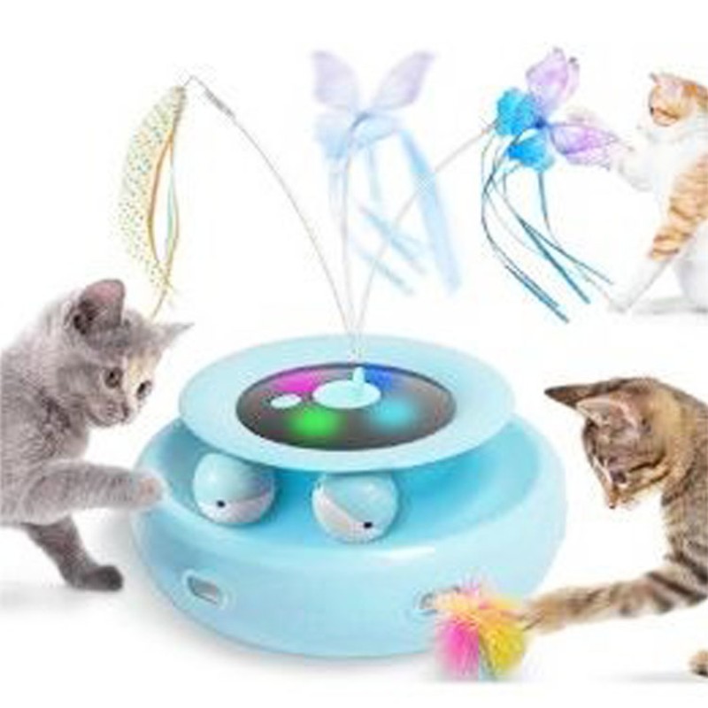 Cat Toys Factory - 3 in 1 Fluttering Butterfly