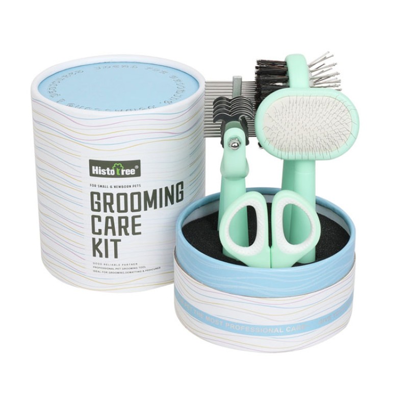 Pet Grooming Set Manufacturer - 5 in 1 Plastic Comb Brush