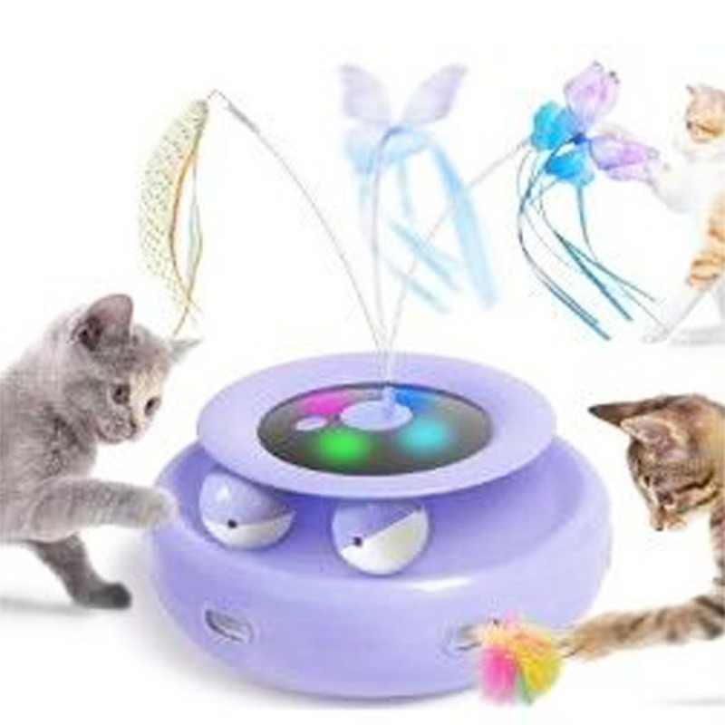 Cat Toys Factory - 3 in 1 Fluttering Butterfly