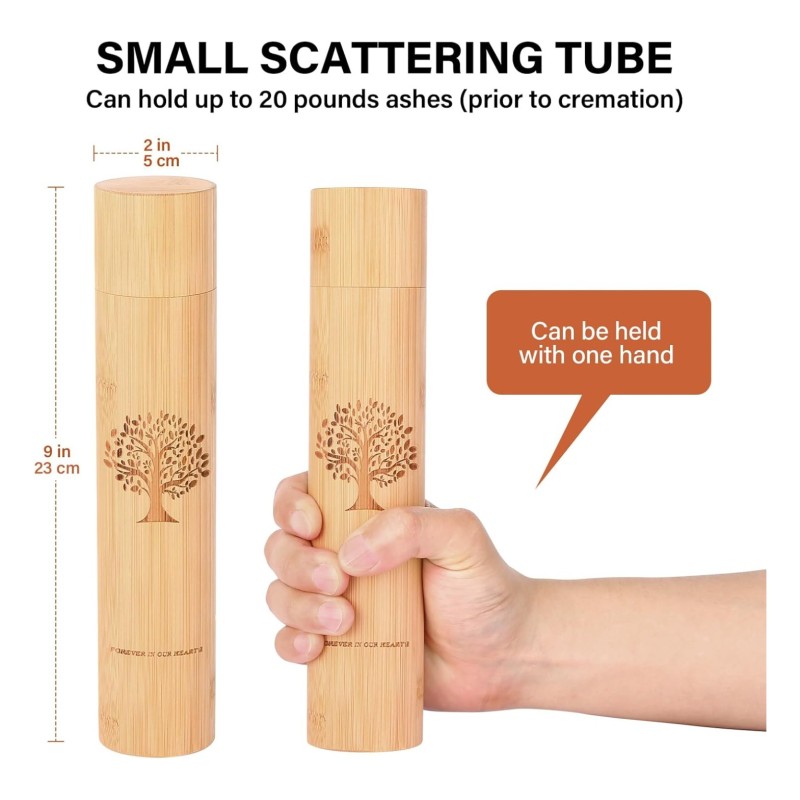 Bamboo Scattering Urns Supplier - Biodegradable Ash Tubes