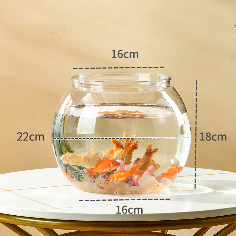 Betta Fish Tank Manufacturer - Mini Fish Cup Small Size Plastic Bettas Tank with Lid