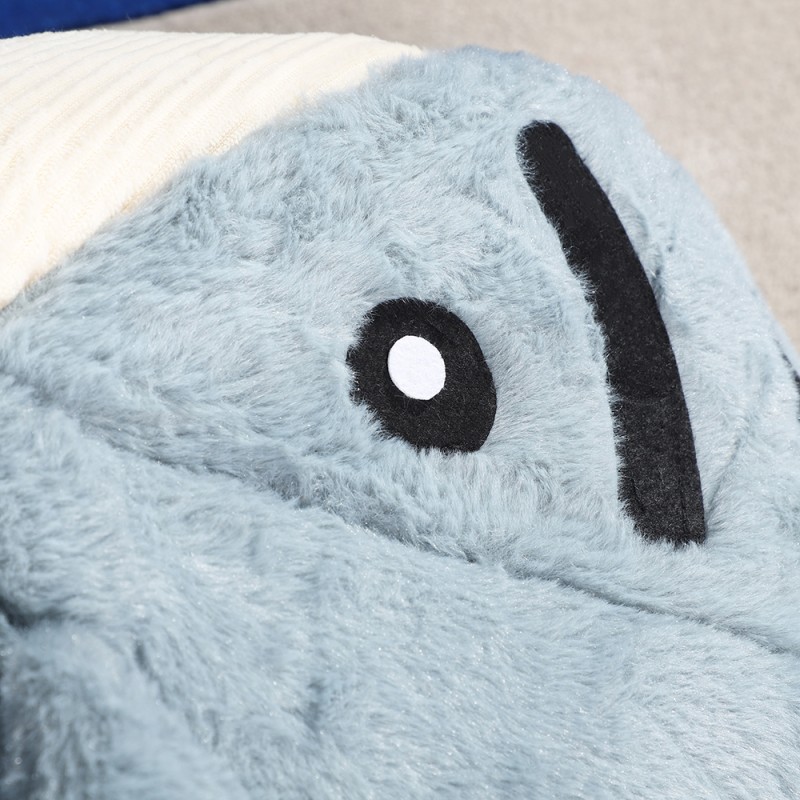 Plush Cat Nest Supplier - Shark Animal Shape Stuffed Plush Four Seasons Semi-closed Nest