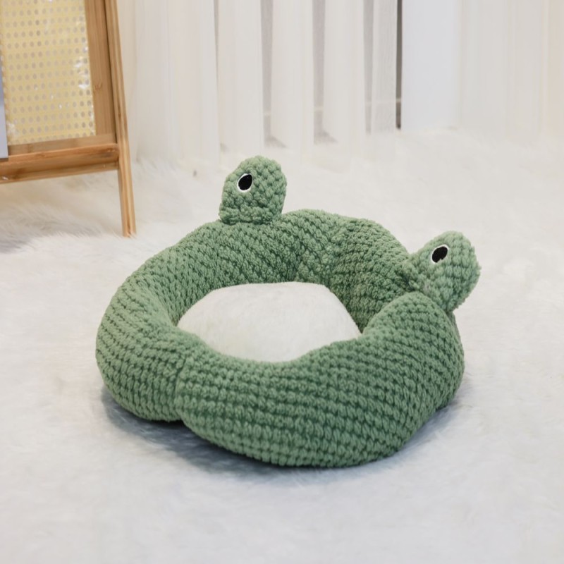 Pet Beds Factory - New Arrival Eco Friendly Cute Frog Pet Beds Cats House Sofa