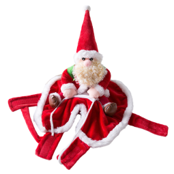 Christmas Pet Clothes Manufacturer - Dogs Cats Santa Hat Scarf Red Color Accessories
