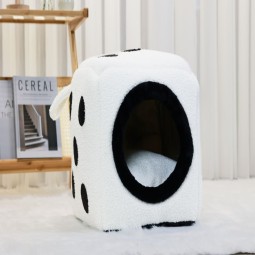 Semi Enclosed Pet Bed Factory - Dice Shape Wash Multifunctional Semi Enclosed Cat Nest