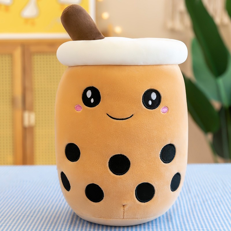 Bubble Tea Plush Factory - 24cm Cheap Boba Plush Cute Fruit Drink Anime Soft Pillow