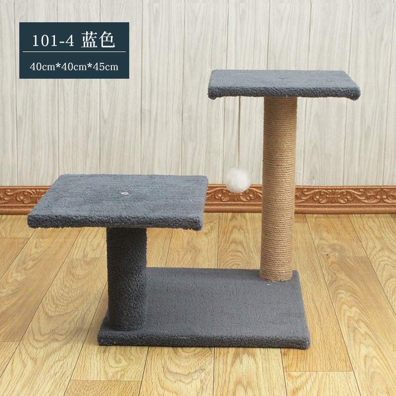 Cat Scratching Post Factory - Pet Climbing Frame Scratcher Tree with Toy Indoor Cat House