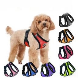 Dog Harness Supplier - Outdoor Luxury Neoprene Harness Leashes Polyester Adjustable Vest