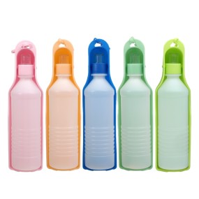 Portable Pet Cup Supplier - Factory Wholesale Custom Logo Cheap Foldable Water Bottle