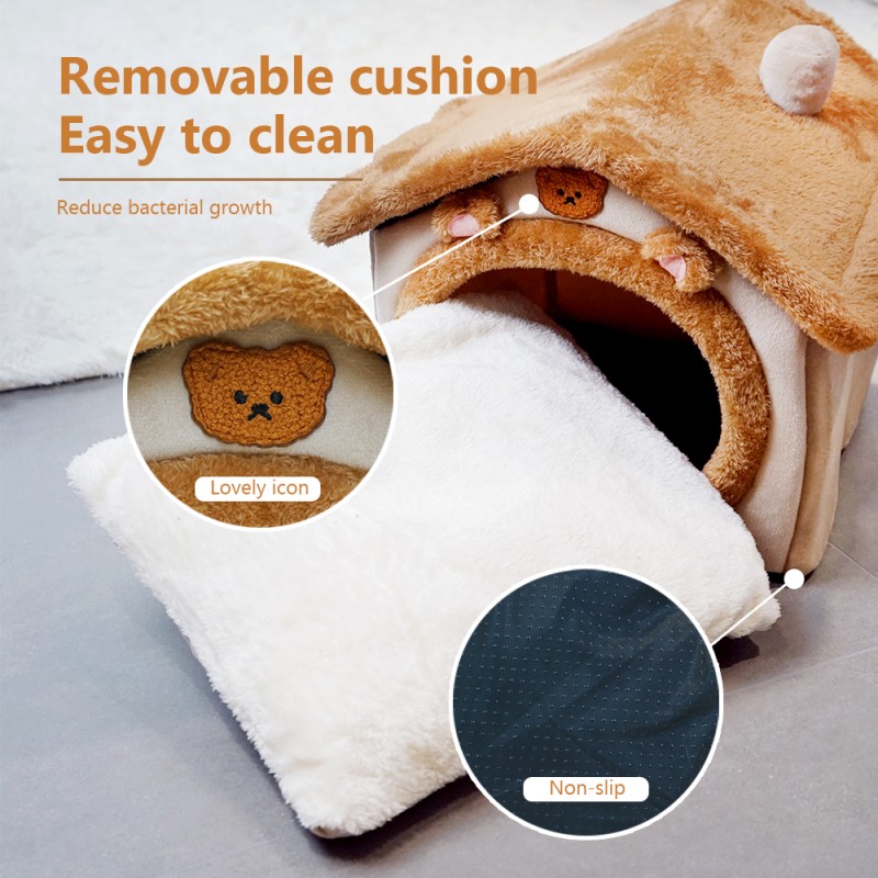 Pet Sofa Cushion Factory - Plush with Pillow Sofa Cushion Bed Pad Waterproof Mat