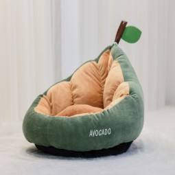 Pet Bed Manufacturer - High Quality Universal Detachable Avocado Short Plush Bed