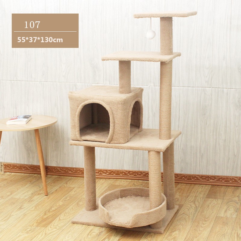 Wooden Cat House Manufacturer - Factory Hot Sale Large Wooden Cat House Multi Layer Climbing