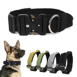 Dog Training Collar Manufacturer - Heavy Duty German Shepherd Training Collar Metal Buckle