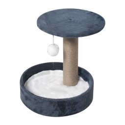 Pet Climbing Scratcher Manufacturer - Hot Sale Wooden Tower Short Plush Solid Color Pet House