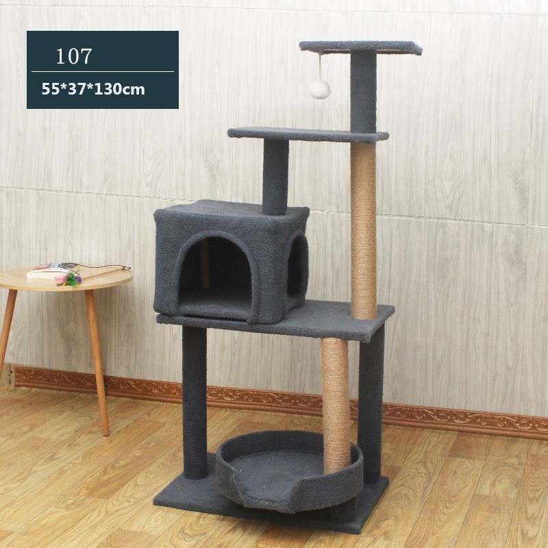Wooden Cat House Manufacturer - Factory Hot Sale Large Wooden Cat House Multi Layer Climbing