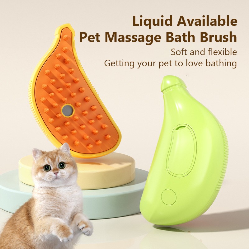 Cat Steam Brush Supplier - 2024 New 3 in 1 Rechargeable Pet Hair Massage Steamy Comb