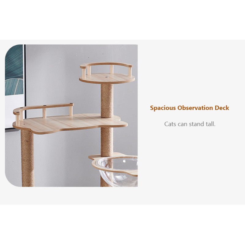 Cactus Climbing Frame Factory - Cat Sisal Column Toy Claw Jumping Platform Modern Tower