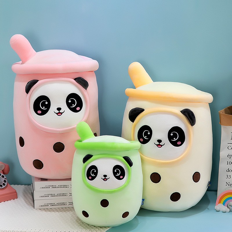 Bubble Tea Plush Factory - 24cm Cheap Boba Plush Cute Fruit Drink Anime Soft Pillow