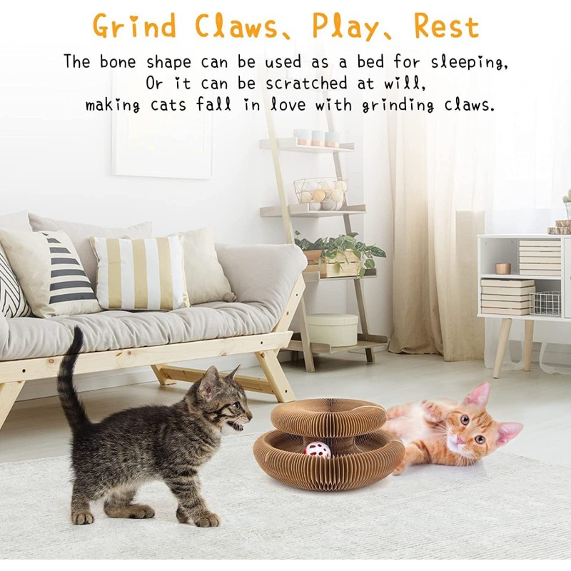 Cat Scratcher Factory - Manufacturer Wholesale Organ Deformable Foldable Interactive