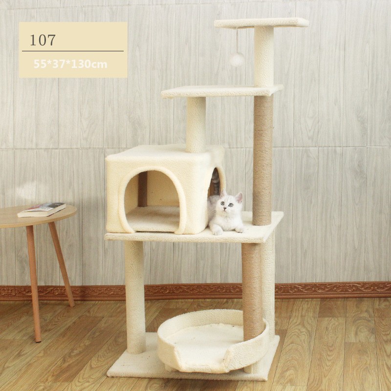Wooden Cat House Manufacturer - Factory Hot Sale Large Wooden Cat House Multi Layer Climbing