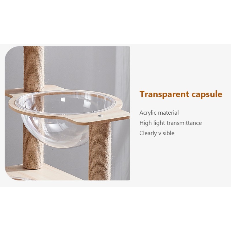 Cactus Climbing Frame Factory - Cat Sisal Column Toy Claw Jumping Platform Modern Tower