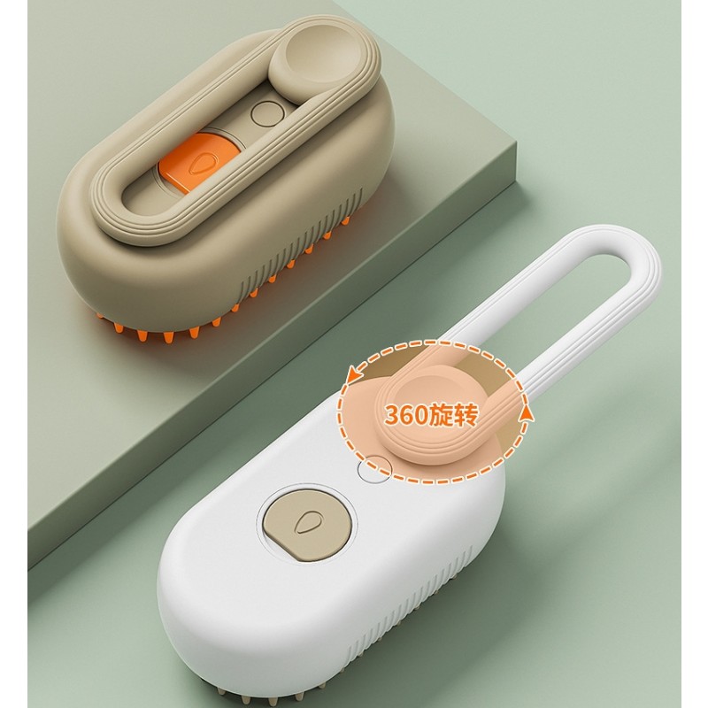 Cat Grooming Comb Supplier - 2024 Steamy Cat Brush Electric Anti-splashing Steam Spray