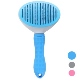 Pet Cleaning Comb Supplier - 2024 New Dog Cat Cleaning Grooming Comb Self-cleaning Tool