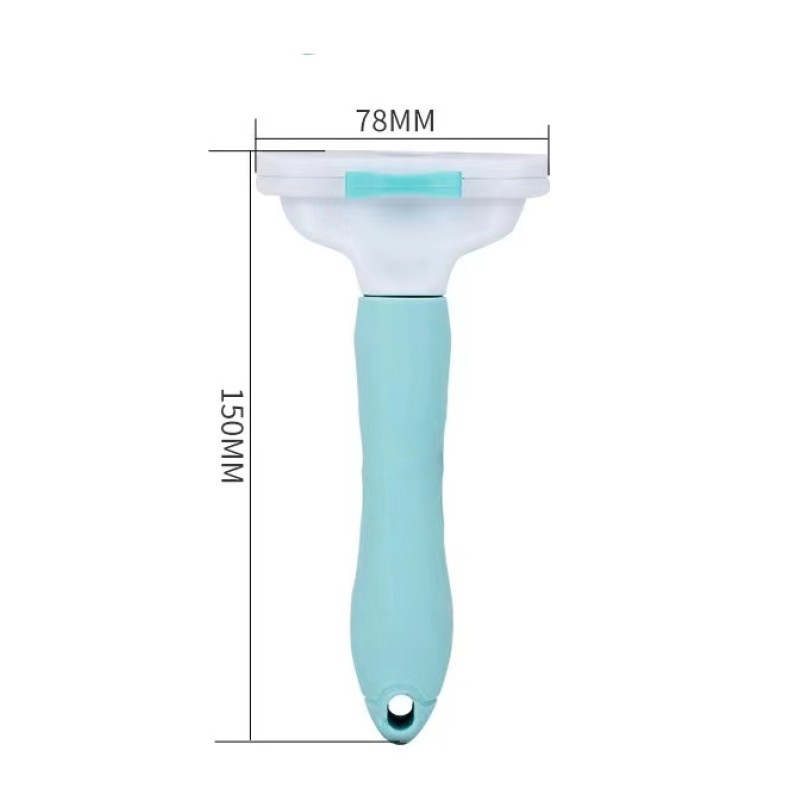 Pet Slicker Brush Supplier - Self Cleaning Stainless Steel