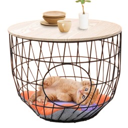 Pet Coffee Table Factory - Lift Top Storage Cat Cage