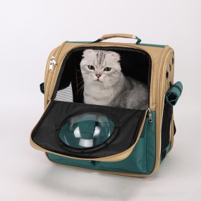 Pet Carrier Backpack Supplier - Portable Ventilated Mesh
